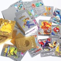 Bộ Thẻ Bài Pokemon Pokémon pikachu Kiểu Pháp Dễ Thương