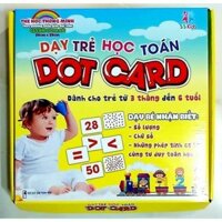 BỘ THẺ DẠY TRẺ HỌC TOÁN DOT CARD (56 thẻ, kt 20x20cm )