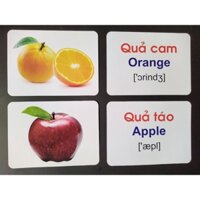 Bộ thẻ học flashcard cho bé