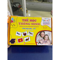 bộ thẻ học thông minh  18 chủ đề cho bé hiểu biết