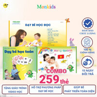 Bộ Thẻ Học Thông Minh Cho Bé Theo Phương Pháp Glenn Doman ( Combo Cơ Bản 259 Thẻ) Flashcard