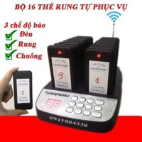 Bộ Thẻ Rung Oder - Bộ Thẻ Tự Phục Vụ - Thiết Bị Trà Chanh - BTR