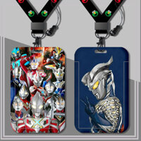 Bộ thẻ sinh viên Thẻ trường có dây đeo Tiga Ultraman