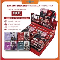 Bộ thẻ sưu tập nhân vật Goddess of Victory Nikke, Bandai Thẻ ánh kim Vol.2, SL 1 hộp 20 gói