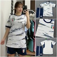 Bộ thể thao bóng đá, áo đá banh ITALIA, in Tên số theo yêu cầu, Vải Mè Thái thoáng mát