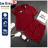 Bộ thể thao nam Adidas cao cấp mùa hè chất mát chuẩn phom xịn đẹp Leegiin LH5-287 Set thể thao nam cộc tay hè 2025