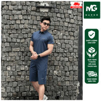 Bộ thể thao nam Adidas cao cấp mùa hè chất mát chuẩn phom xịn đẹp Mango MG5-0032 Set thể thao nam cộc tay hè 2025