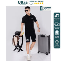 Bộ thể thao nam Adidas cao cấp mùa hè chất mát chuẩn phom xịn đẹp Ultra UH5-0023 Set thể thao nam cộc tay hè 2025