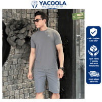 Bộ thể thao nam Adidas cao cấp mùa hè chất mát chuẩn phom xịn đẹp Yacoola YD5-025 Set thể thao nam cộc tay hè 2025