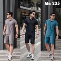 Bộ thể thao nam Adidas chất thun lạnh cao cấp logo thêu cực đẹp mẫu mới 2025 Bộ hè nam cao cấp