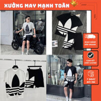 Bộ Thể Thao Nam Đát Logo 3 Cánh To Tràn In Siêu Đẹp - Bộ Quần Áo Nam Đát In 3 Cánh Logo To Siêu Đẹp