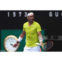 Bộ thể thao nam mùa hè chất poly Nike x Rafael Nadal màu hồng,vàng họa tiết,đồ thể thao thoáng khí siêu nhẹ cao cấp