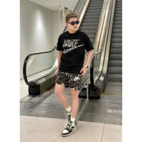 bộ thể thao nam mùa hè chất cotton cổ tròn Nike màu,đen họa tiết,đồ thể thao nam thoáng khí siêu nhẹ cao cấp