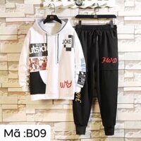 Bộ Thể Thao Nam Thu Đông, Bộ Nỉ Trơn Bóng Hàng Xuất Xịn -- Bảo hành hình in 6 tháng ae yên tâm đặt hàng