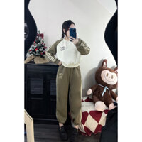 bộ thể thao nỉ thêu miumiu