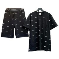 Bộ thể thao Nike Áo thêu Quần in