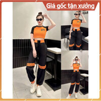 bộ thể thao nữ quần chất gió,áo chất thun. đi tập zumba,gym,yoga,aerobic,đi chơi đều xinh (BỘ 99)
