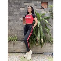 Bộ Thể Thao Nữ Thun Co Giãn 4 Chiều Tập Gym Yoga Ecrobic