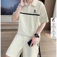 Bộ Thể Thao Polo Nam KIMME Áo Cổ Bẻ Quần Short Có Khóa Túi Khỏe Khoắn  Chất Cotton Cá Xấu Siêu Đẹp