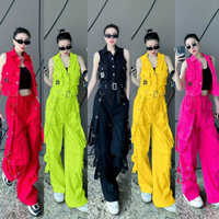 Bộ thể thao quần jogger chất kaki,áo khoác kaki,đồ tập nhảy Zumba,shuffle,dân vũ,đồ tập aerobic cá tính 23