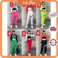 Bộ thể thao Set tập 3 món có tách lẻ áo quần tập gym,yoga, Zumba,aerobic,hiphop,trang phục diễn nữ Lulushop