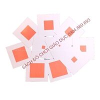 Bộ thẻ tháp hồng loại to 10cm - Giáo cụ montessori