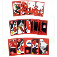 Bộ Thẻ Trò Chơi Board Game GO STOP Hàn Quốc Họa Tiết Hoa