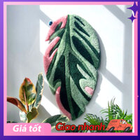 Bộ Thêu Len nổi Punch Needle Handmade Tự Làm ,DIY thảm Thêu Len Nổi Diy Big size-kit nguyên liệu chọc Len-Chip handmade