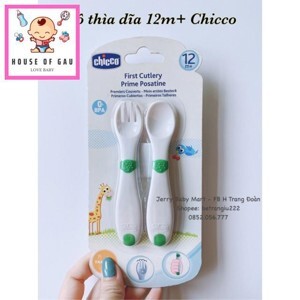 Bộ thìa dĩa Chicco 113904 (6830) 12M+