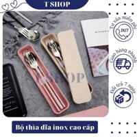 Bộ thìa dĩa inox cao cấp xinh xắn