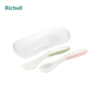 Bộ Thìa Dĩa Muỗng nĩa Cong Richell Nhật Bản