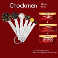 Bộ Thìa Đong CHOCKMEN Inox Cao Cấp Muỗng Đong Định Lượng Thìa Đo Lường Gia Vị Dùng Cho Làm Bánh Và Nấu Ăn