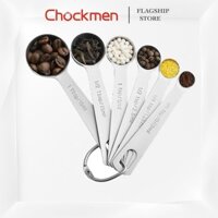 Bộ Thìa Đong CHOCKMEN Inox Cao Cấp Muỗng Đong Định Lượng Thìa Đo Lường Gia Vị Dùng Cho Làm Bánh Và Nấu Ăn