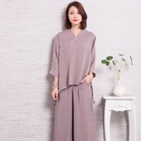 Bộ Thiền 3 Nút Ngọc Trai Vải Hàn Quốc Liên Hoa