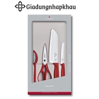 Bộ thiết bị Bếp 4 Món Victorinox, Bộ Dao Và Nạo,  Swiss Made, giadungnhapkhau19