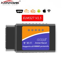 Bộ Thiết Bị Chẩn Đoán Lỗi Elm327 Wi-Fi Obd2 V1.5 Cho Ios Android / Iphone Windows