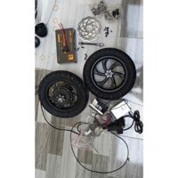 Bộ thiết bị chế xe Scooter, xe đạp gấp....loại bánh 12inch, đường kính bánh xe 30cm.