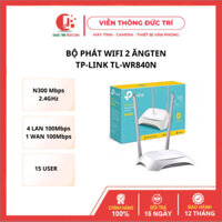 Bộ Thiết Bị Đầu Phát Sóng Wifi TP Link TL-WR840N, Router Wifi 2 Râu Kết Nối Internet Tốc Độ Cao