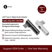 Bộ Thiết Bị Giải Mã Âm Thanh Kỹ Thuật Số JA3T CX31993 DAC Type-C Sang 3.5mm Hifi 32bit / 384KHz L