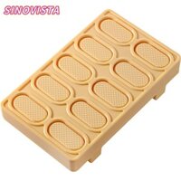 Bộ thiết bị làm Sushi SINOVISTA, Khuôn cuộn Sushi Kimbap bằng nhựa 10 khoang, Dụng cụ làm Sushi đa chức năng chống dính DIY