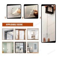 Bộ thiết bị tự động đóng chốt cửa tự động cho cửa hàng văn phòng gia đình dán 3M cực kì chắn chắn không cần khoan