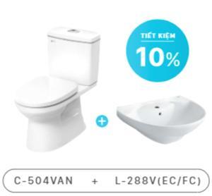 Bộ thiết bị vệ sinh INAX C-504VAN+L-288V