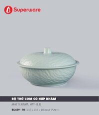 Bộ Thố Có Nắp Nhám 10" | BL439-10