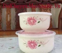 Bộ thố sứ có nắp hút chân không