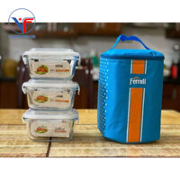 Bộ thố thủy tinh Ferroli kèm túi giữ nhiệt