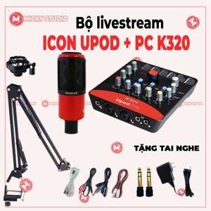 Bộ thu âm Icon Upod Pro + Micro Takstar PC K320