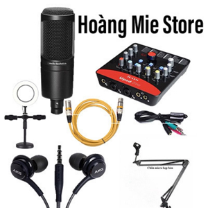 Bộ thu âm Icon Upod Pro + Micro Technica AT2020