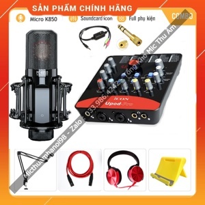 Bộ thu âm Icon Upod Pro + Micro Takstar PC K850