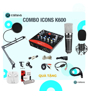Bộ thu âm Icon Upod Pro + Micro Takstar PC K600