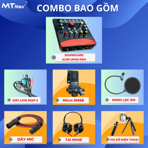 Bộ thu âm Icon Upod Pro + Micro Takstar SM8B